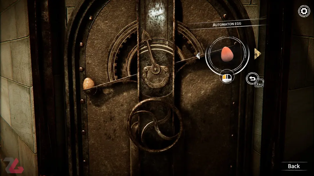 پازل تخم مرغ بازی Syberia Remastered