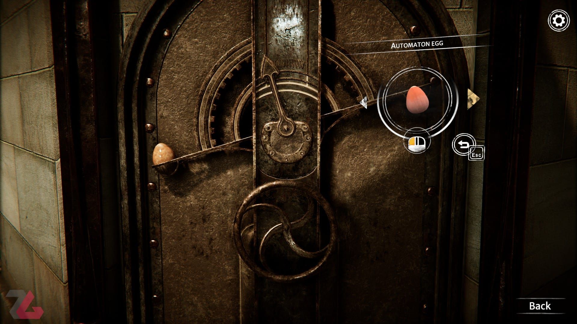 پازل تخم مرغ بازی Syberia Remastered