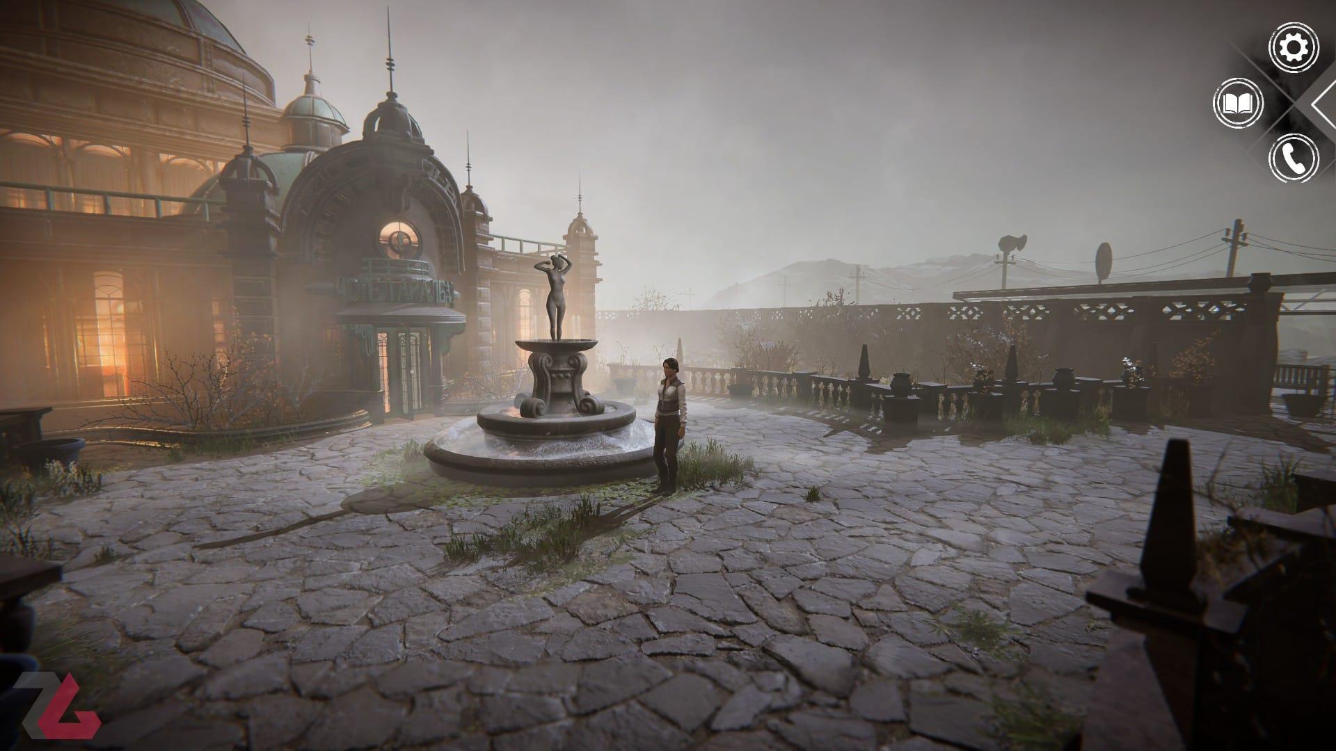 نمای زیبا و با جذبه از هتل بازی Syberia Remastered
