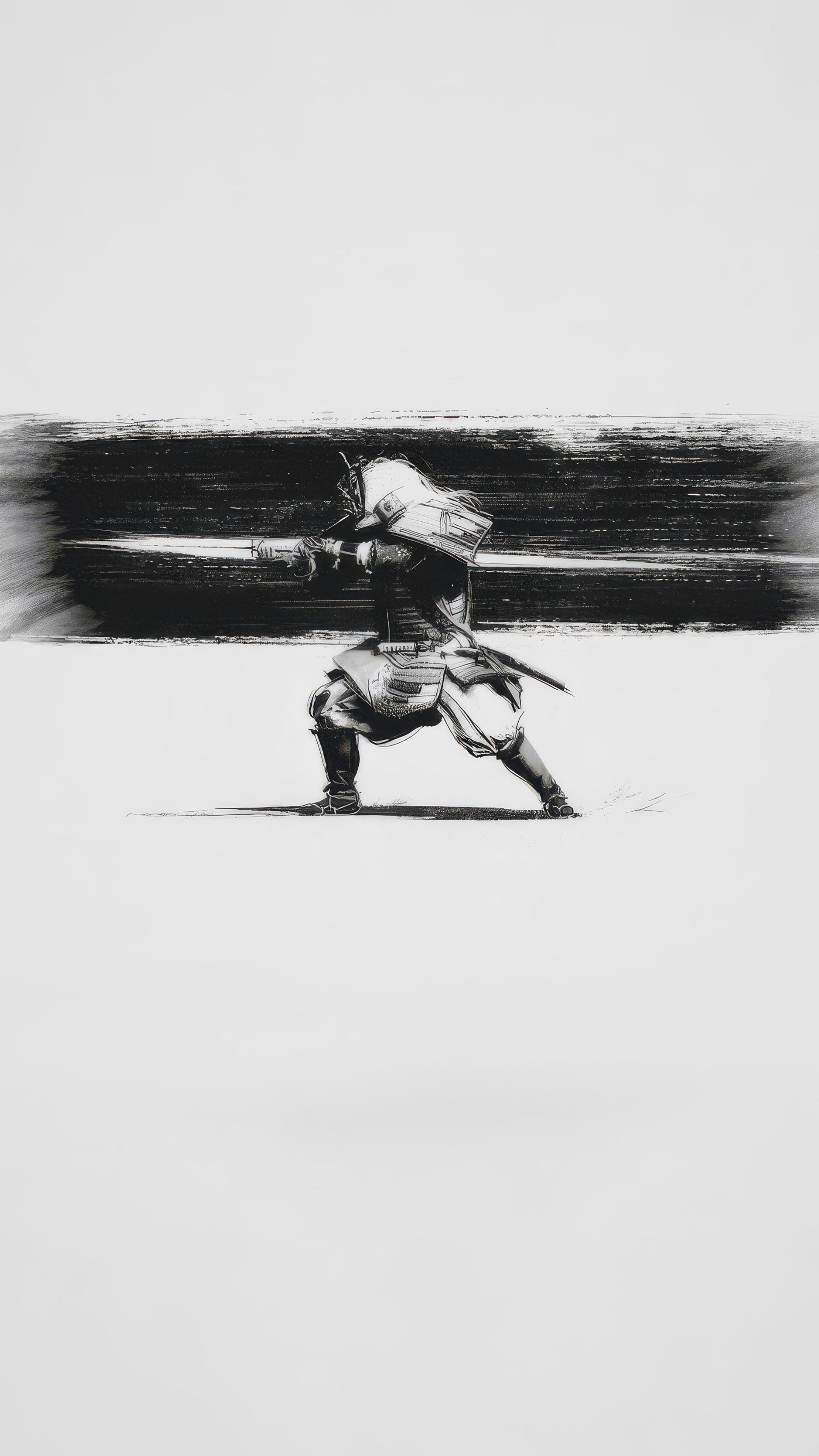 یک طراحی مینیمال و نمادین از بازی Ghost of Tsushima