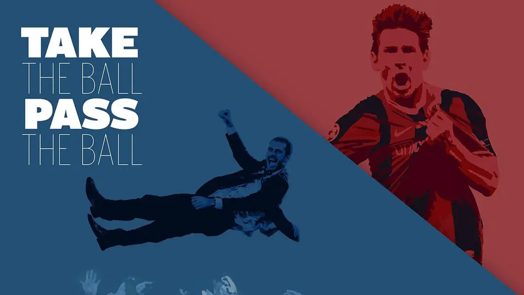 پوستر مستند take the ball pass the ball 