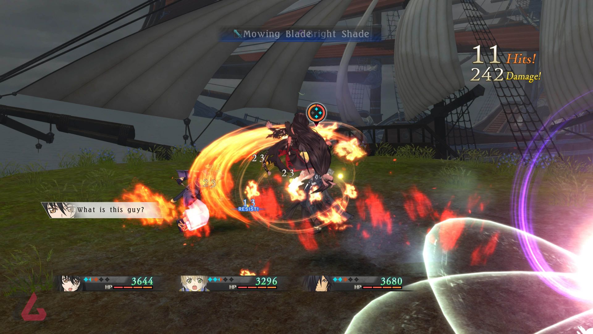 نبرد نقش آفرینی در بازی TALES OF BERSERIA REMASTER