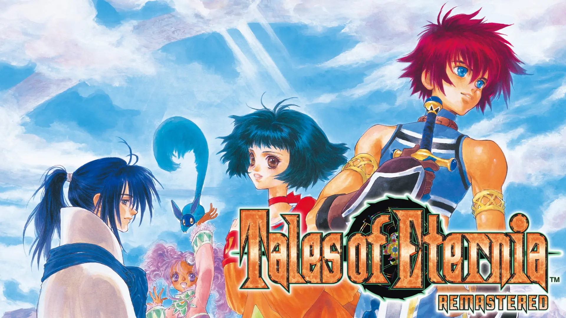 شخصیت‌های اصلی بازی Tales of Eternia Remastered در فضای فانتزی