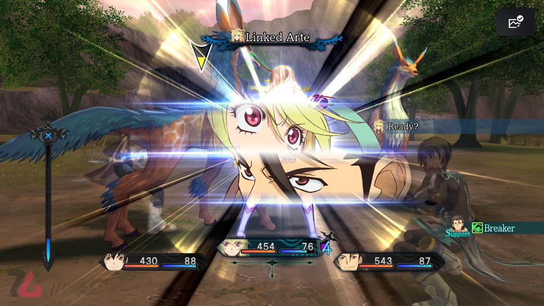 لینک شدن در میدان نبرد در  tales of xillia