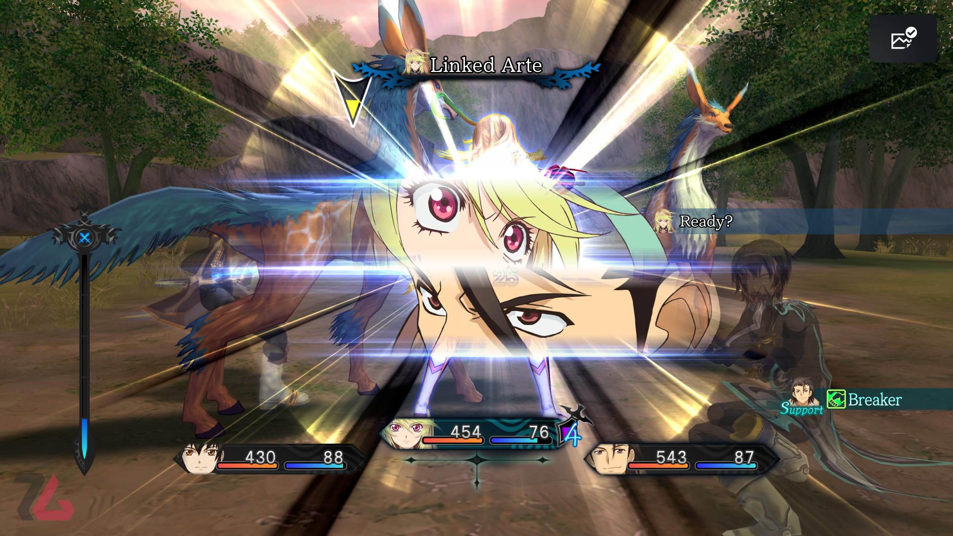 لینک شدن در میدان نبرد در  tales of xillia