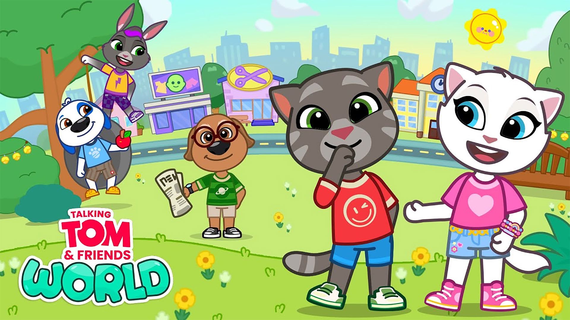 بازی موبایل Talking Tom & Friends: World