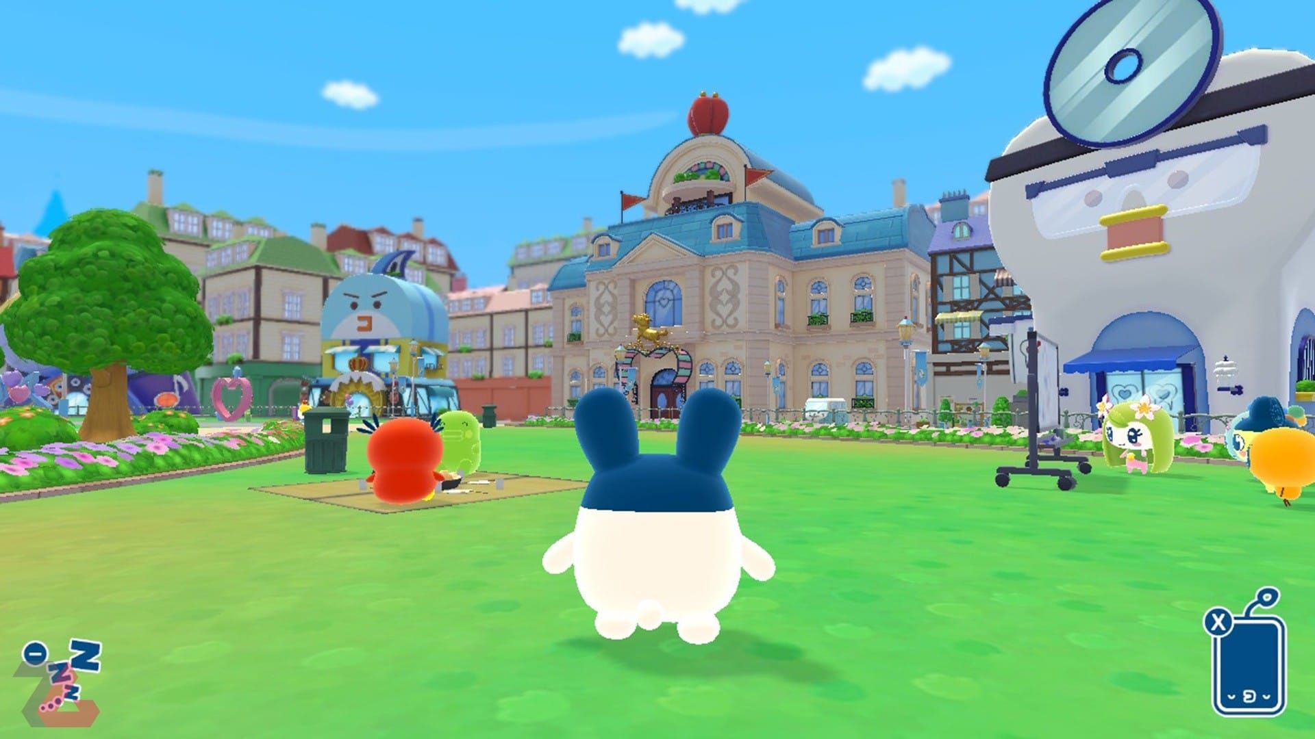 جهان سرسبز و زیبای بازی Tamagotchi Plaza