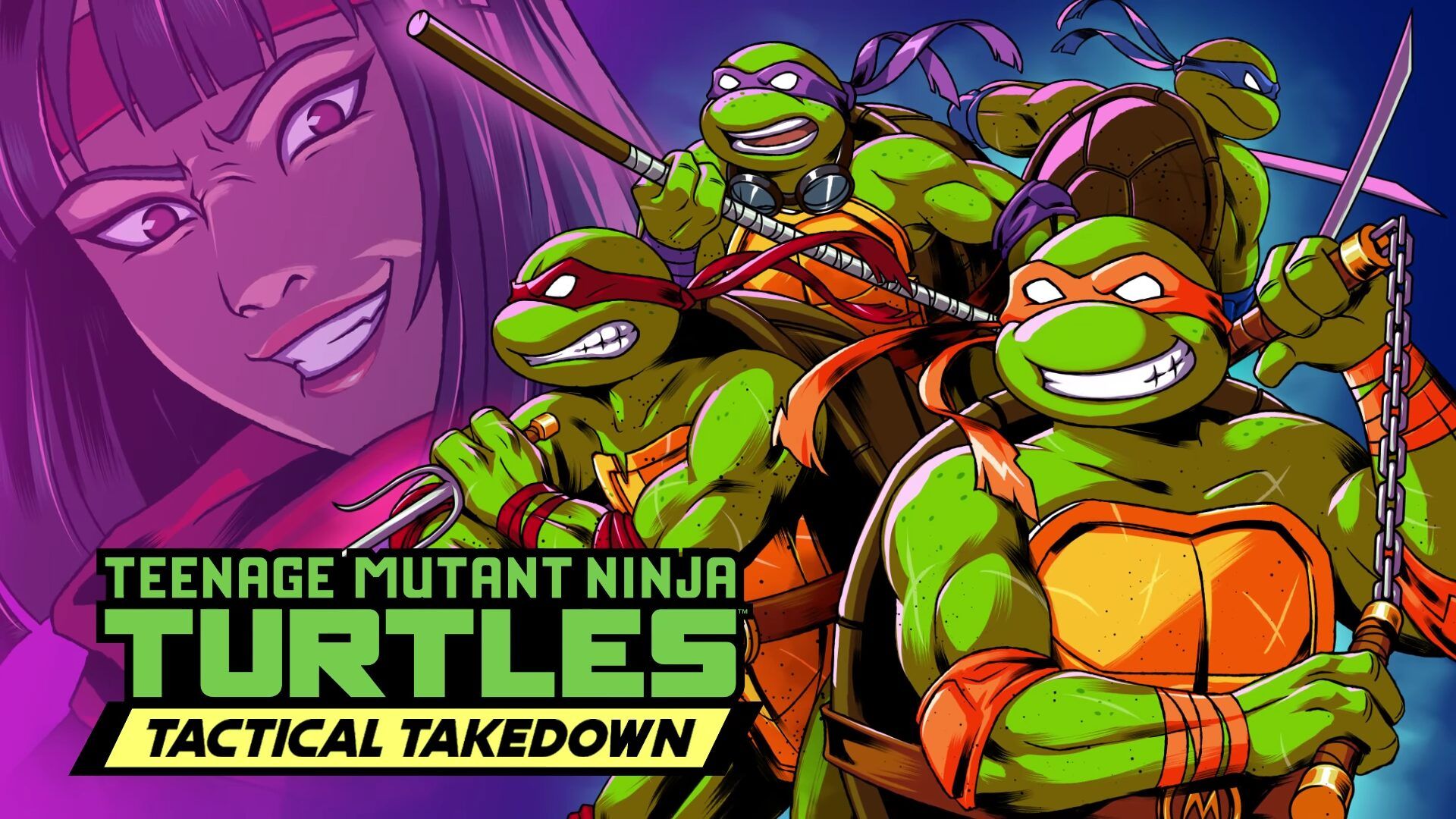 پوستر بازی Teenage Mutant Ninja Turtles Tactical Takedown