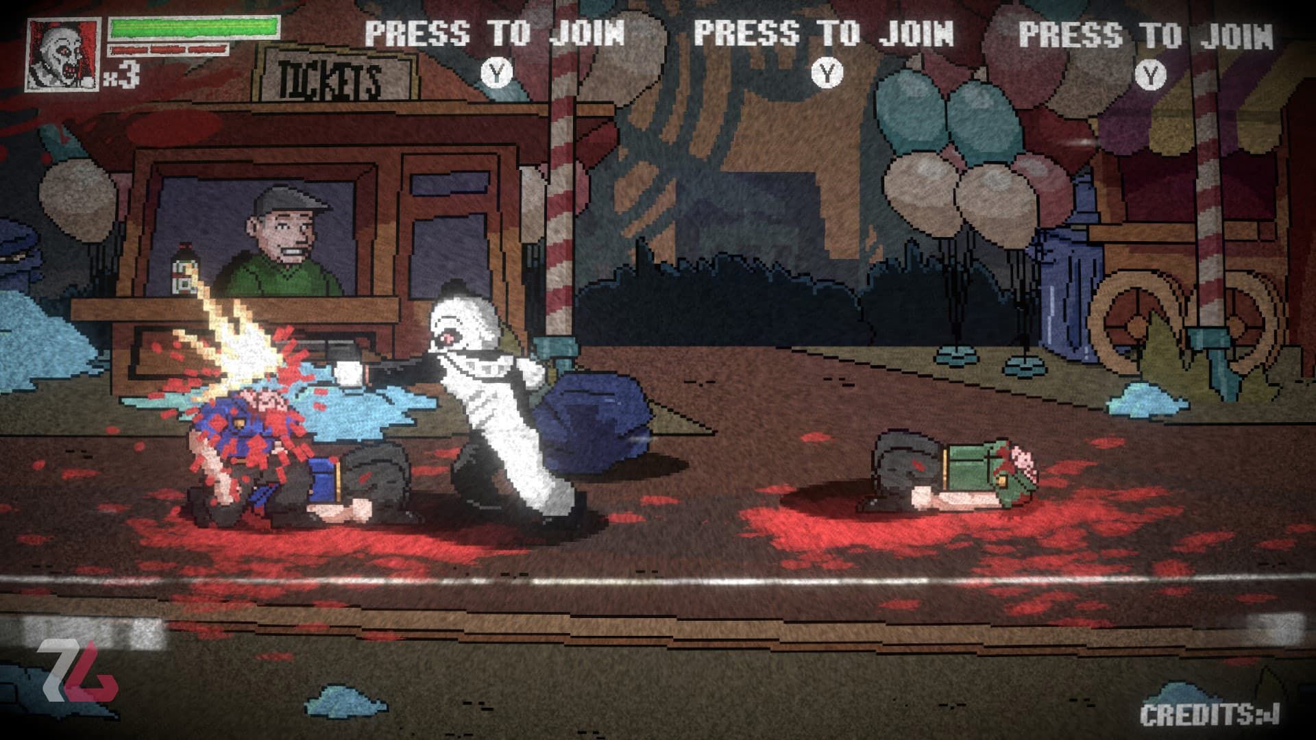 فیتالیتی در بازی Terrifier: The ARTcade Game