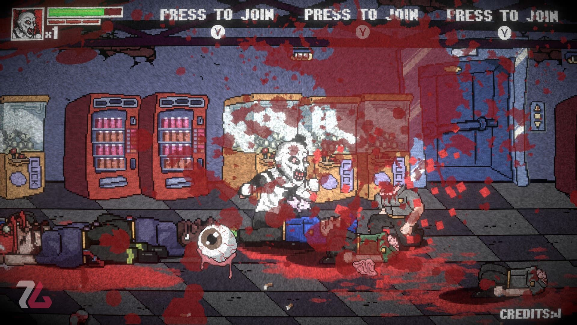 مرحله دوم بازی Terrifier: The ARTcade Game