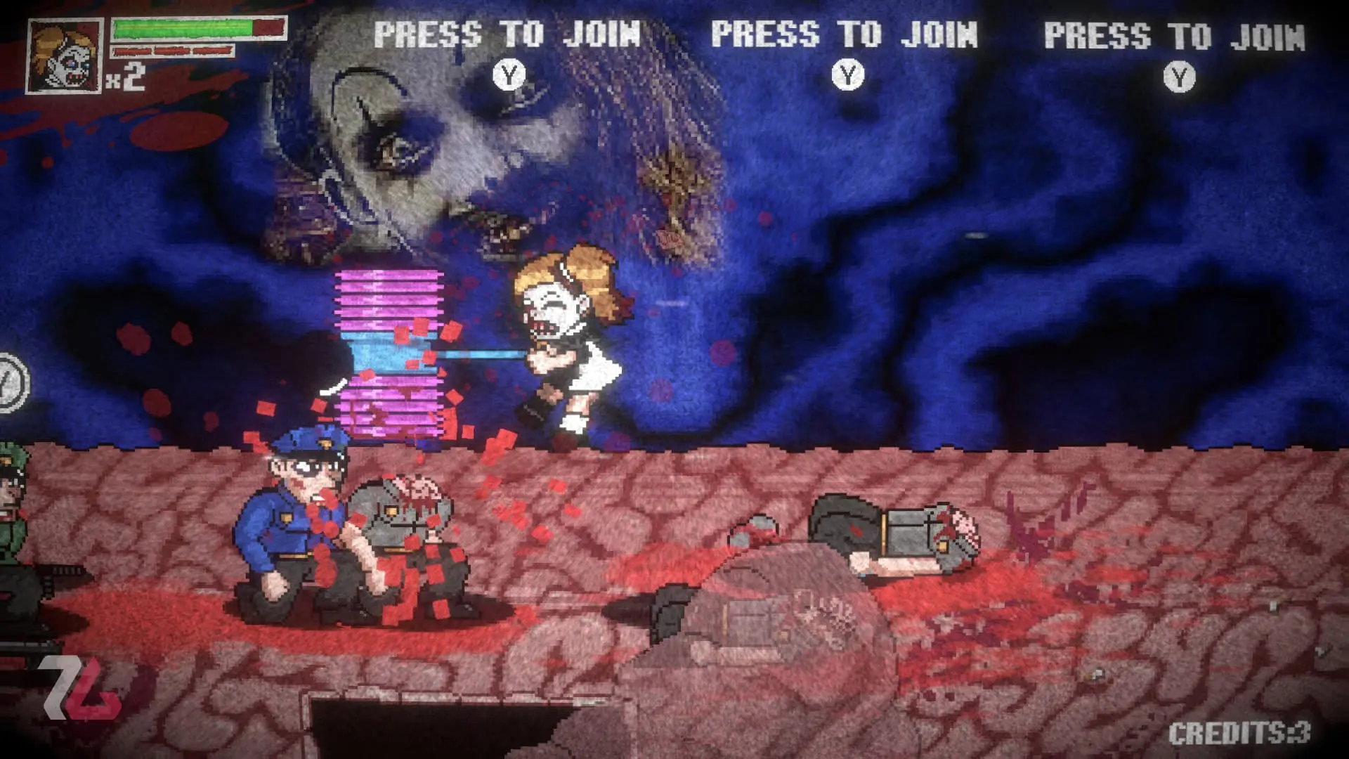 مرحله سوم بازی Terrifier: The ARTcade Game