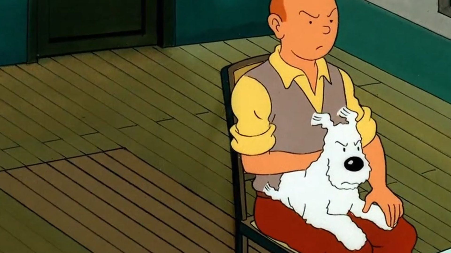 تن تن و میلو در کارتون The Adventures of Tintin