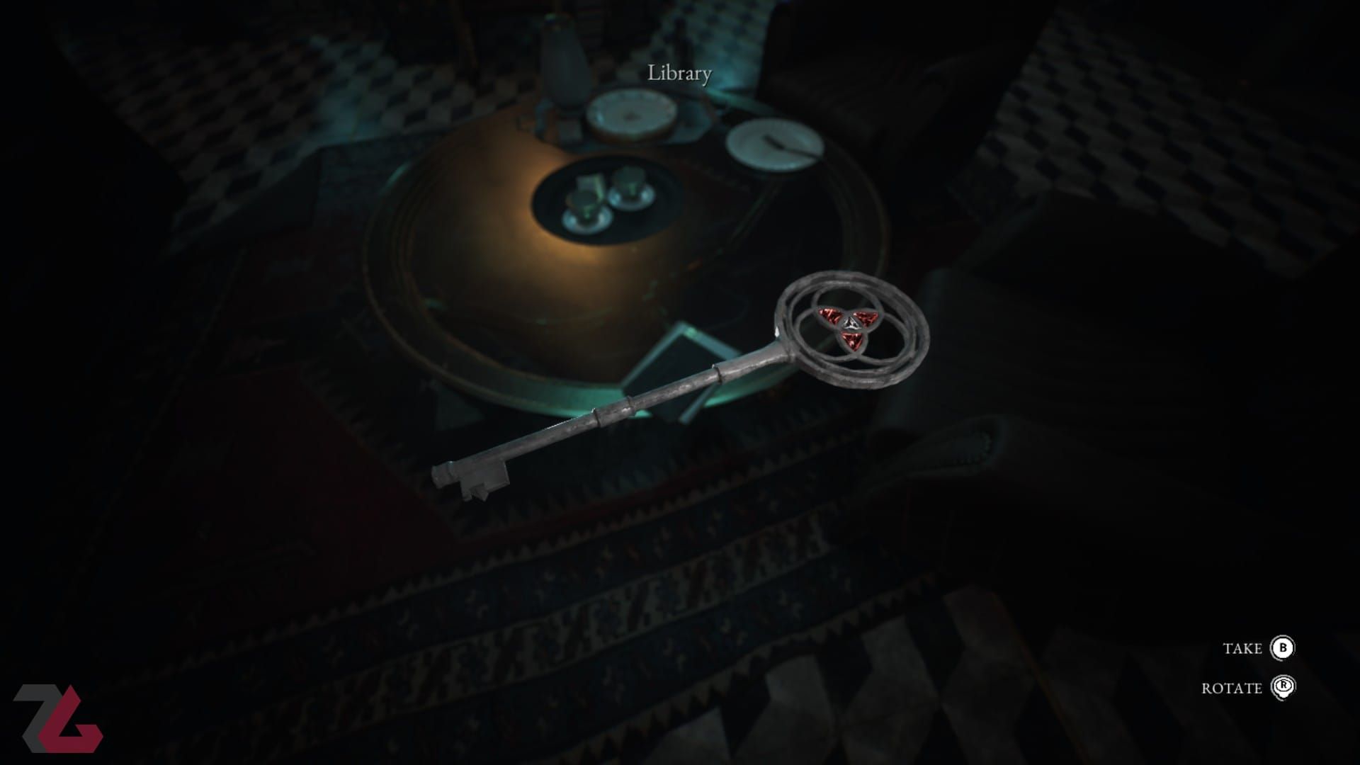 کلید ورود به پورتال در نسخه دموی بازی The Alighieri Circle Dante's Bloodline