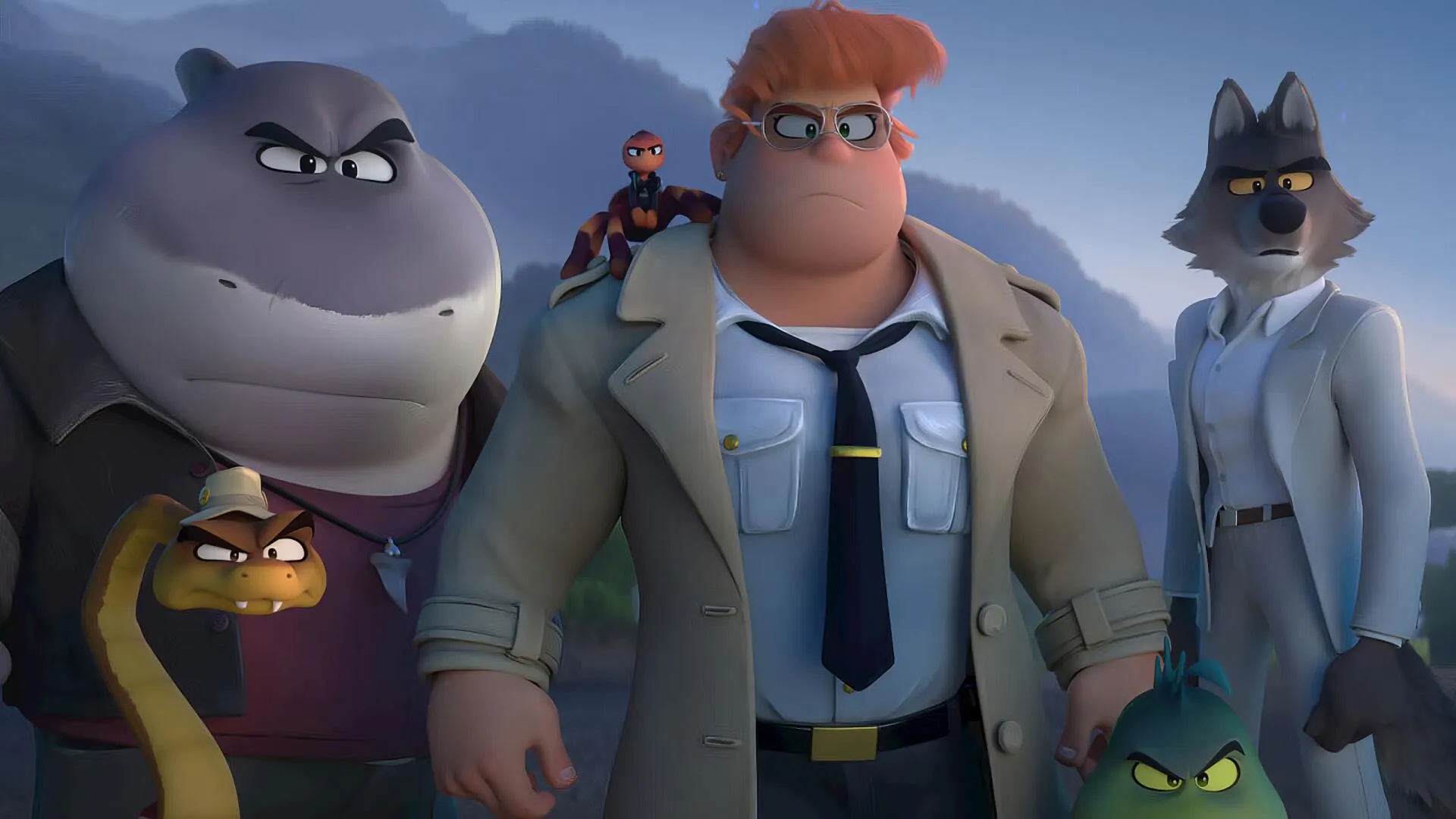چهره عصبانی رفقای بد در انیمیشن The Bad Guys 2