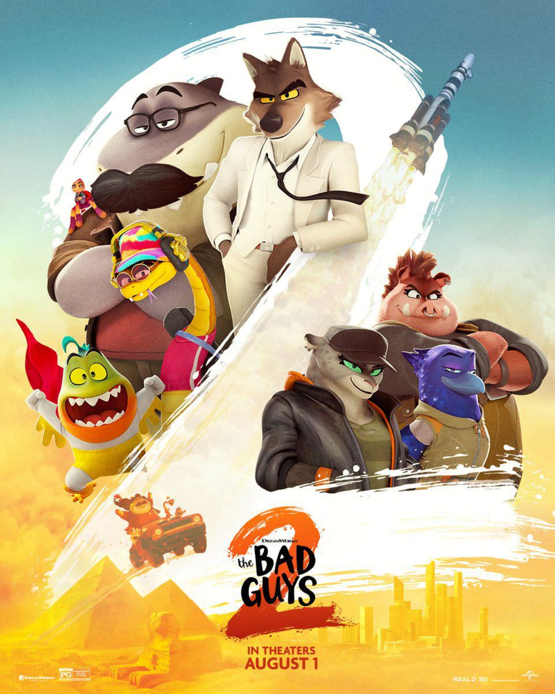 پوستر رسمی جدید انیمیشن The Bad Guys 2