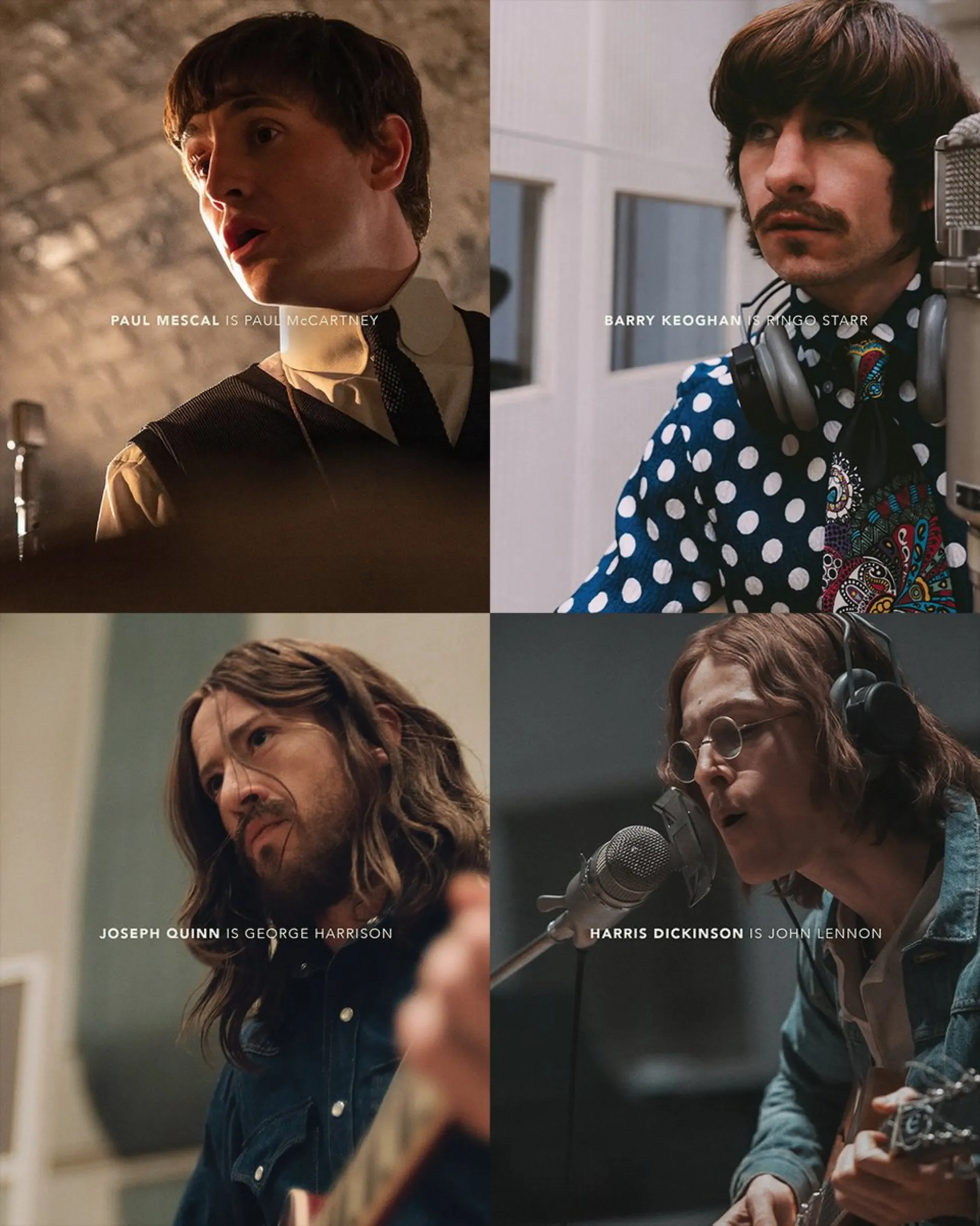 اولین نگاه رسمی به اعضای بیتلز در فیلم The Beatles – A Four-Film Cinematic Event