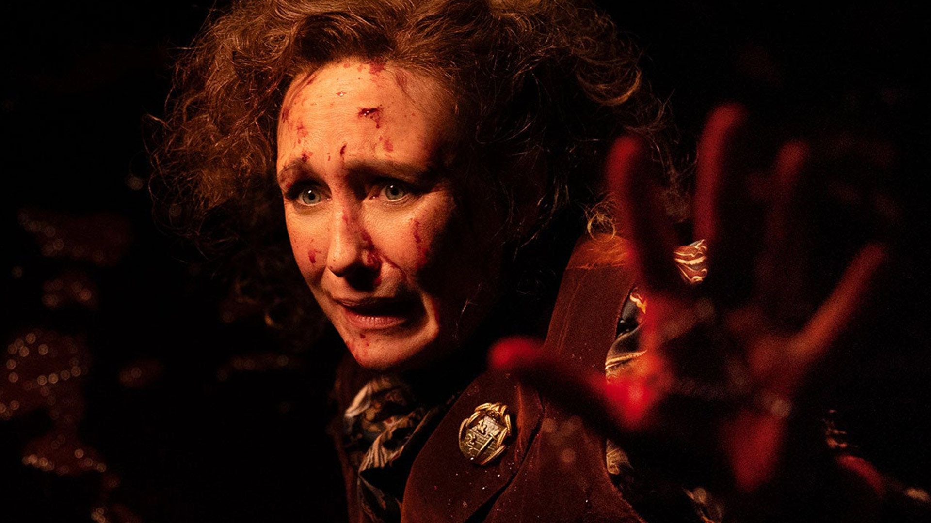 فارمیگا در حال فریاد زدن در فیلم The Conjuring: Last Rites