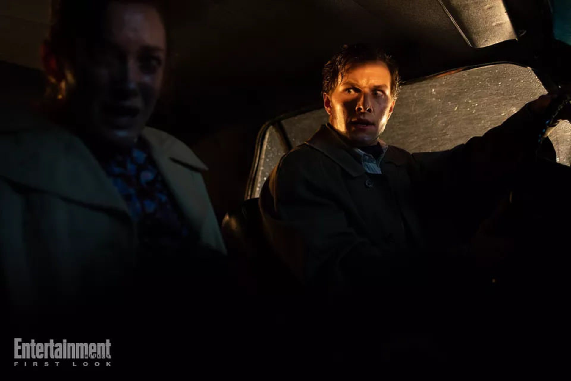 شخصیت‌ها داخل ماشین در فیلم The Conjuring: Last Rites
