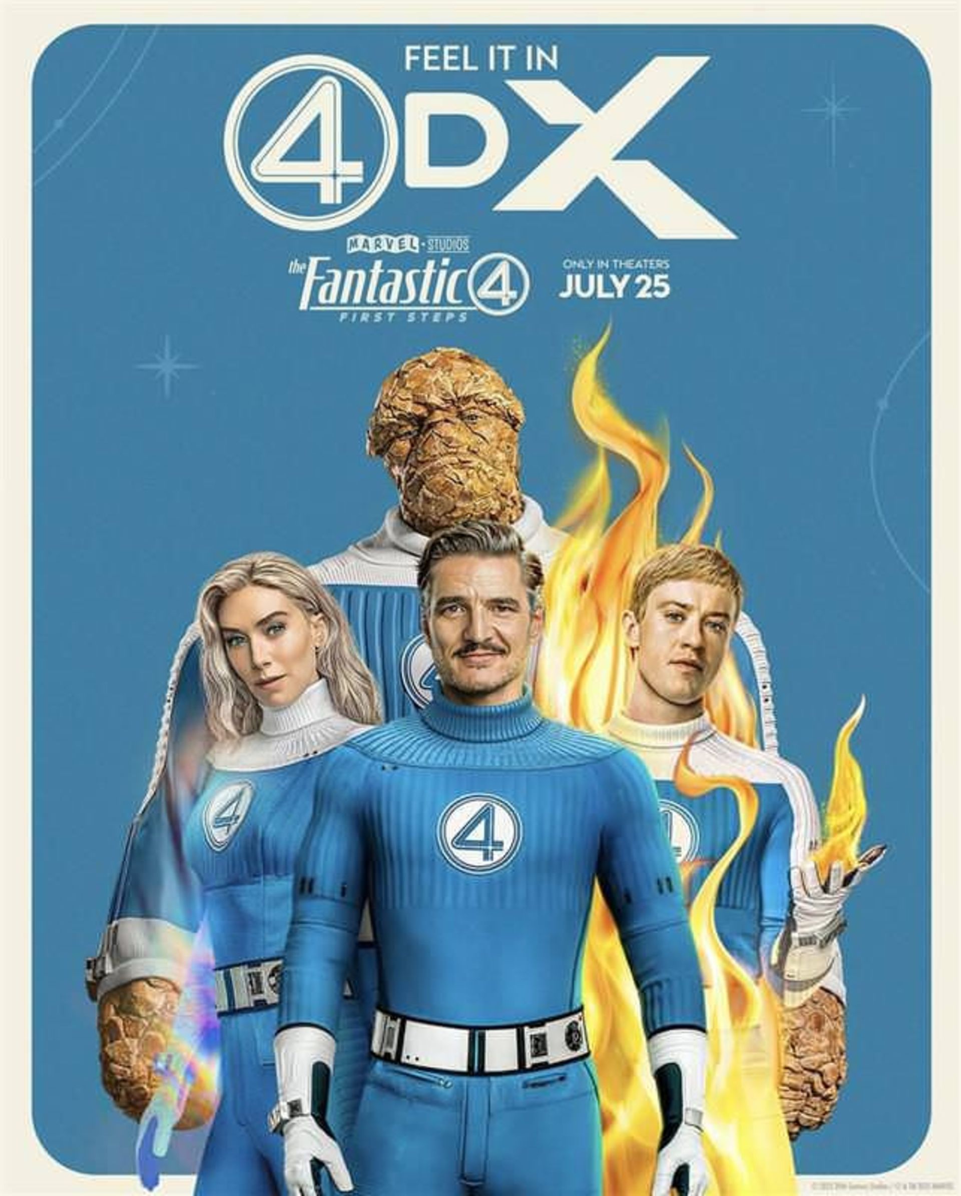پوستر 4DX فیلم The Fantastic Four: First Steps