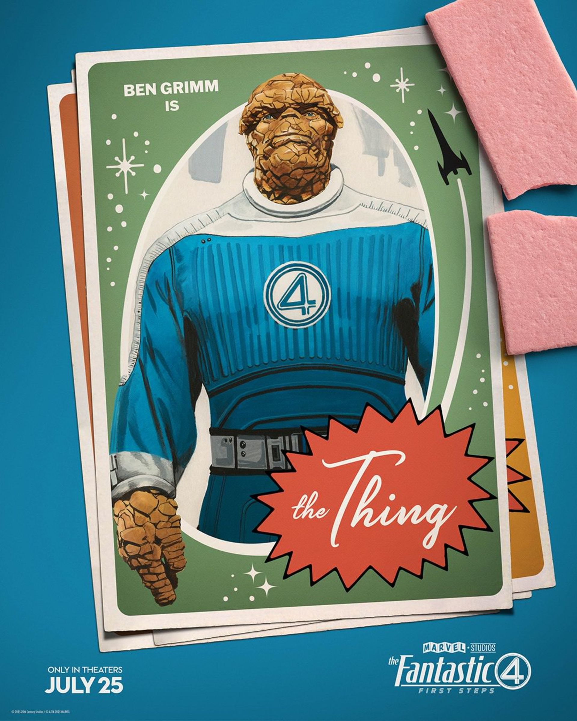 پوستر تینگ در فیلم The Fantastic Four: First Steps