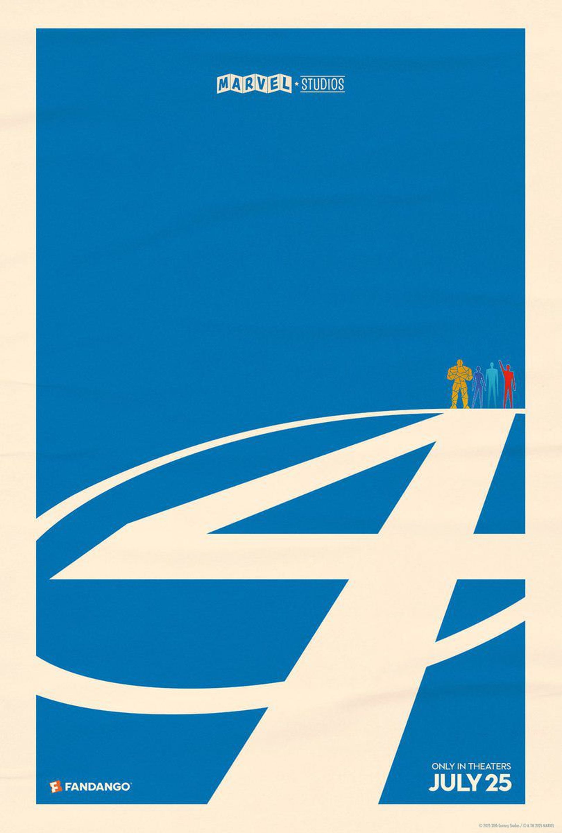 پوستر فندنگو فیلم The Fantastic Four: First Steps