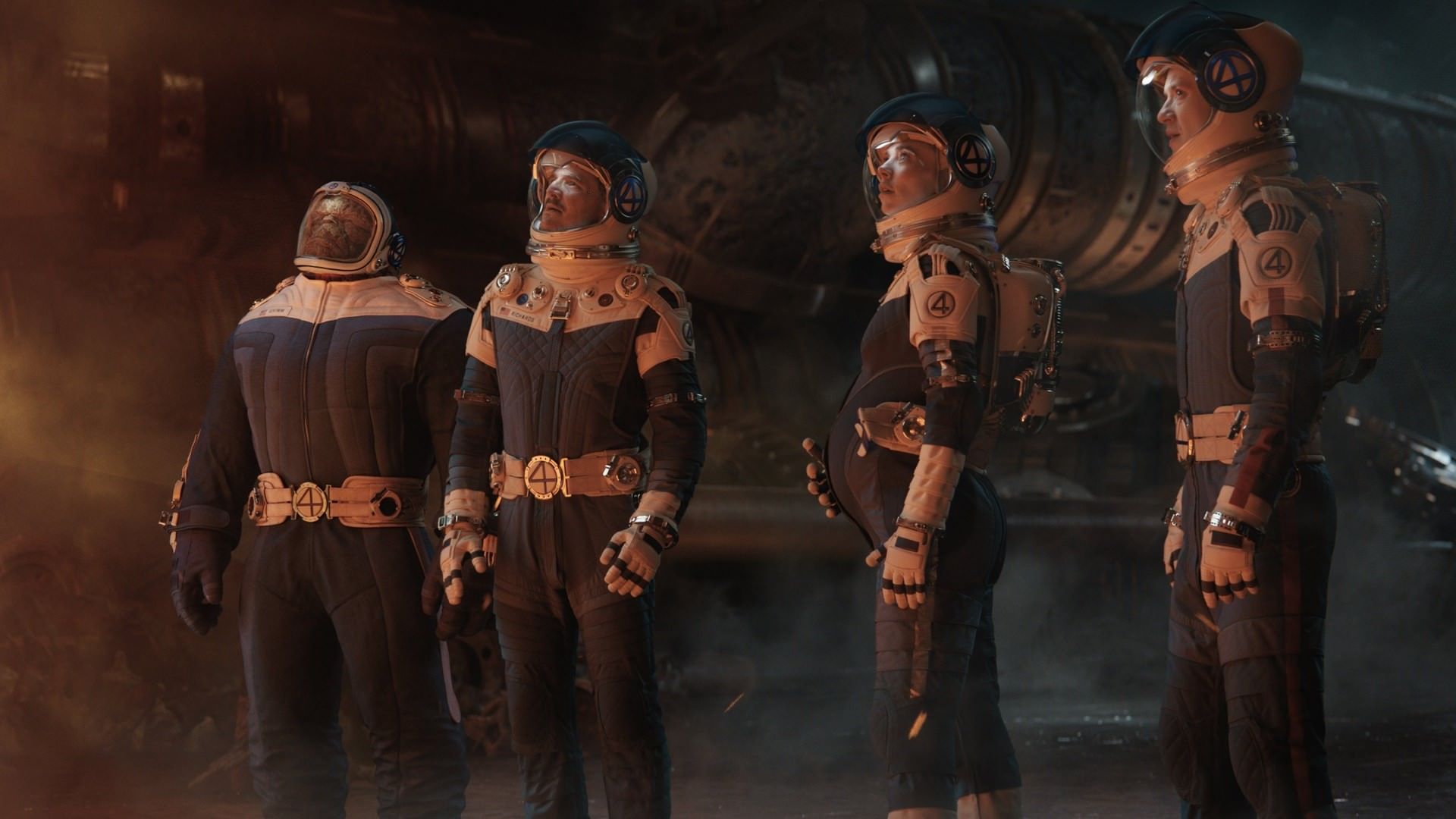 گروه شگفت انگیز در فضا در فیلم The Fantastic Four: First Steps