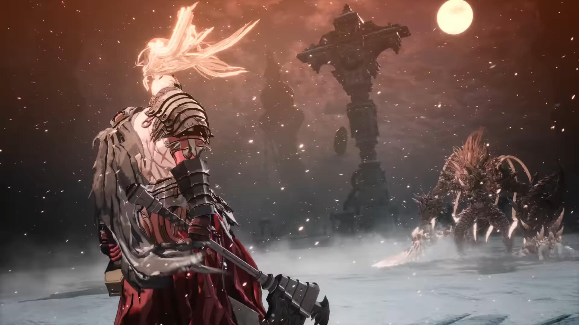 رویارویی با هیولا در بازی The First Berserker: Khazan