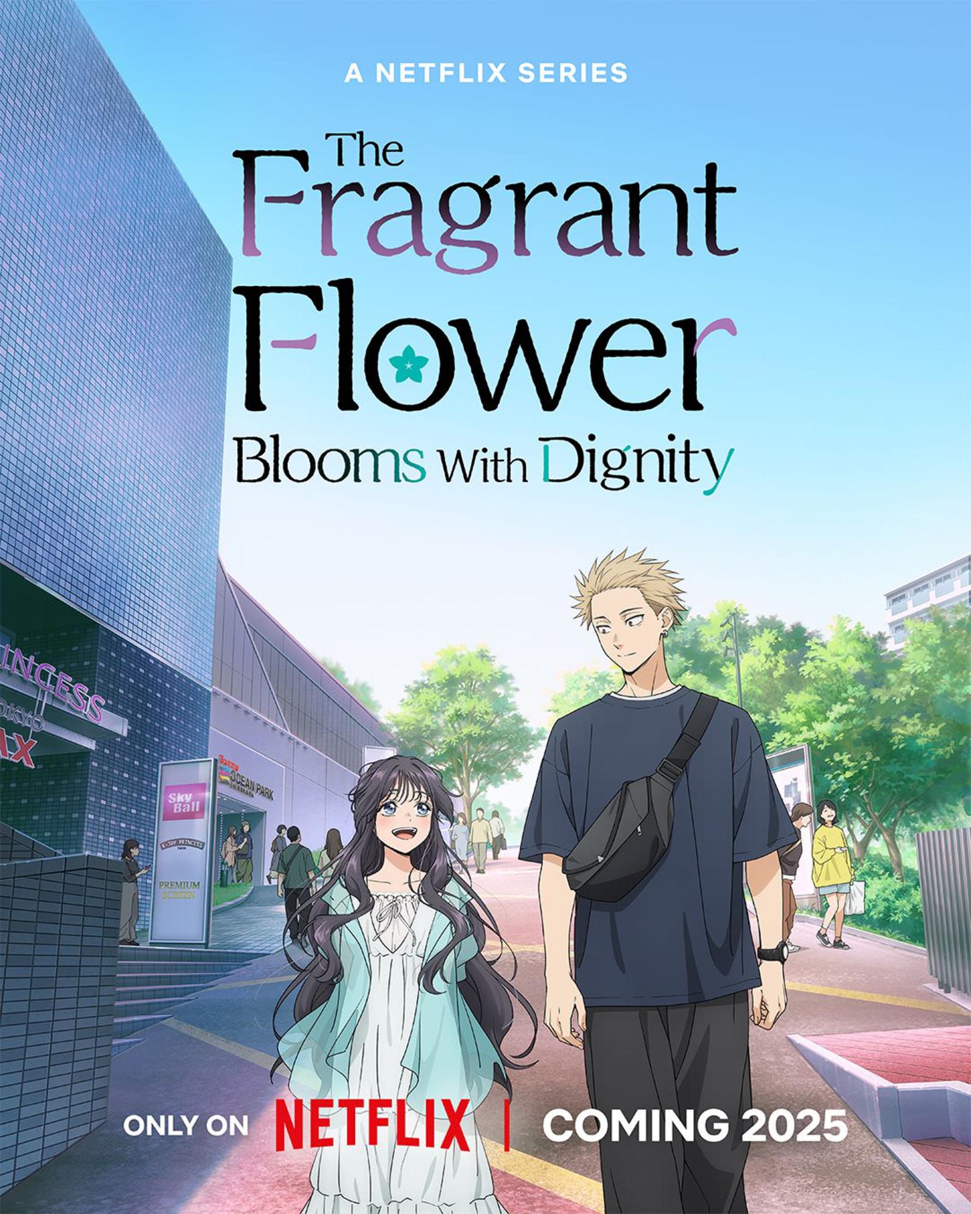 پوستر جدید انیمه‌ The Fragrant Flower Blooms with Dignity