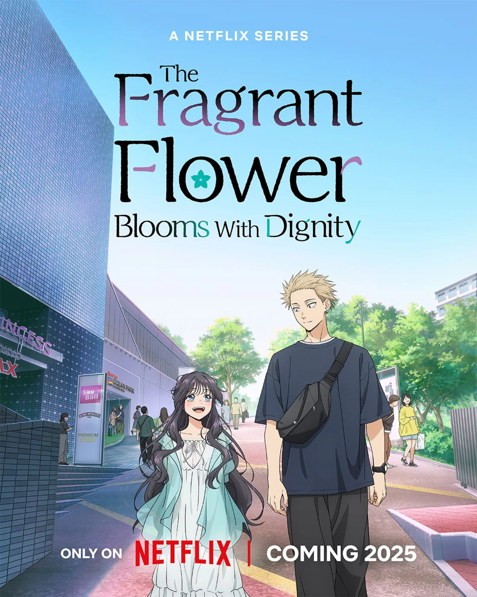 پوستر جدید انیمه‌ The Fragrant Flower Blooms with Dignity