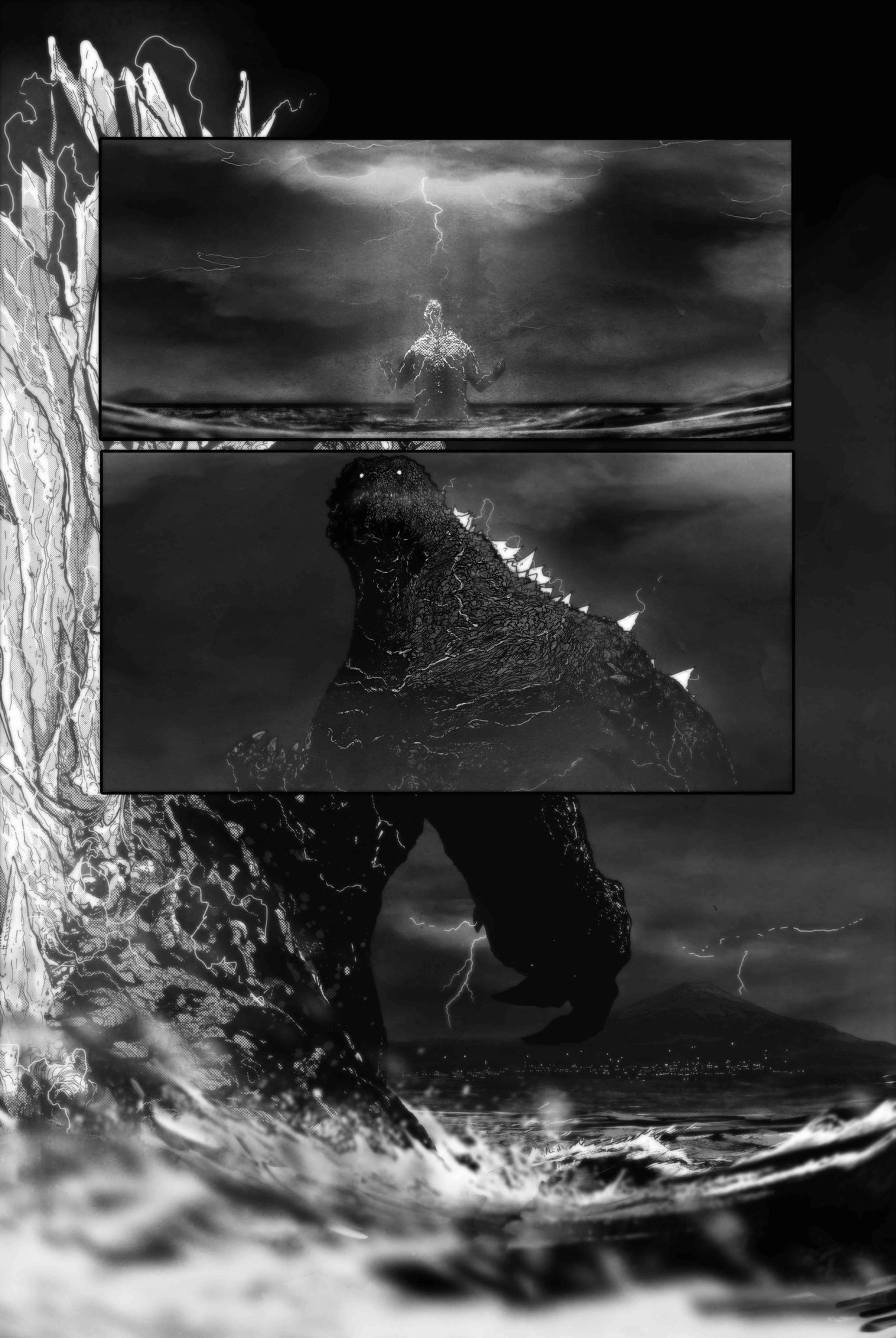 گودزیلا در شماره اول کمیک The Horror of Godzilla