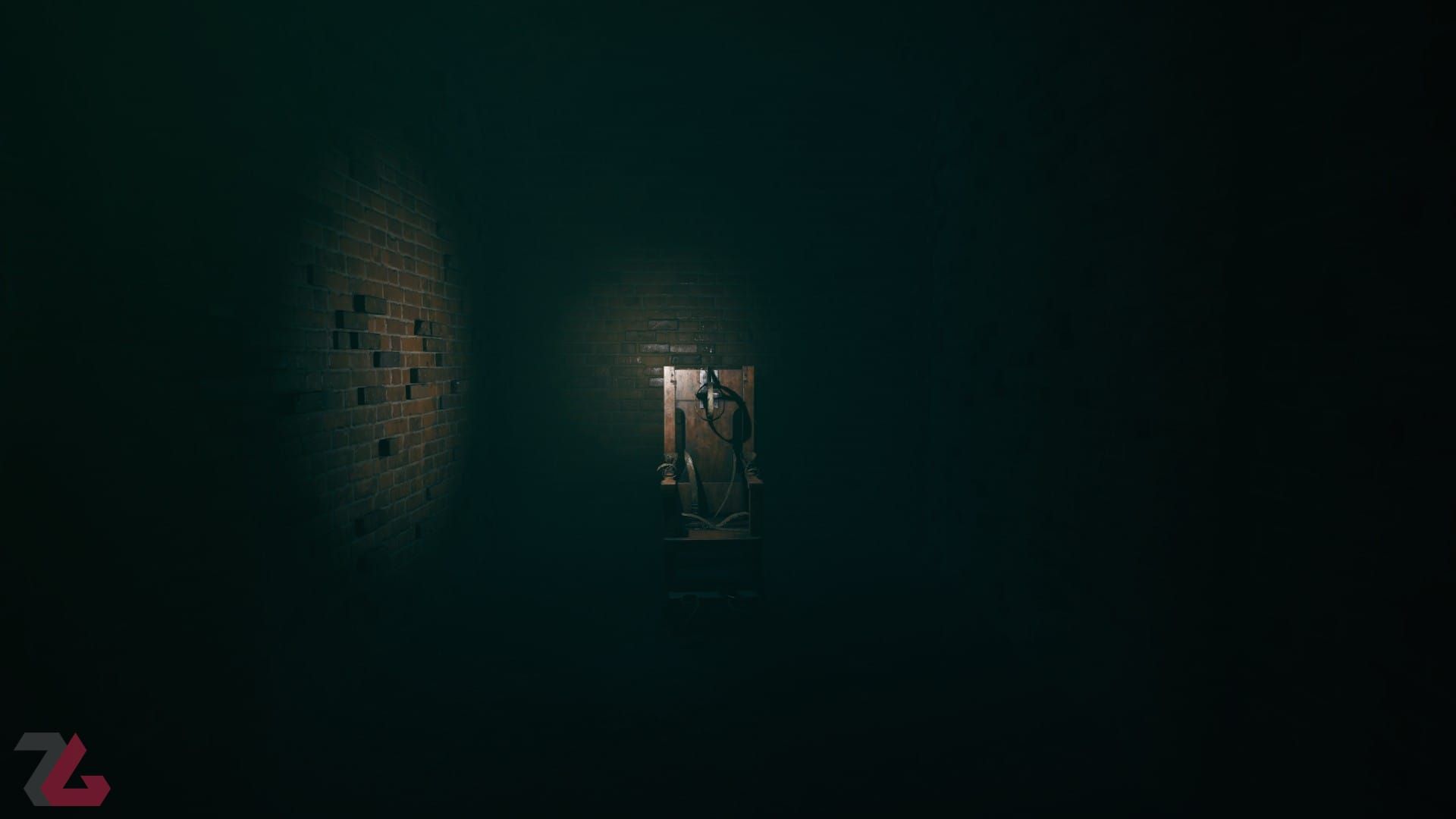 صندلی مخوف در اتاقی تاریک در بازی The Last Case of John Morley