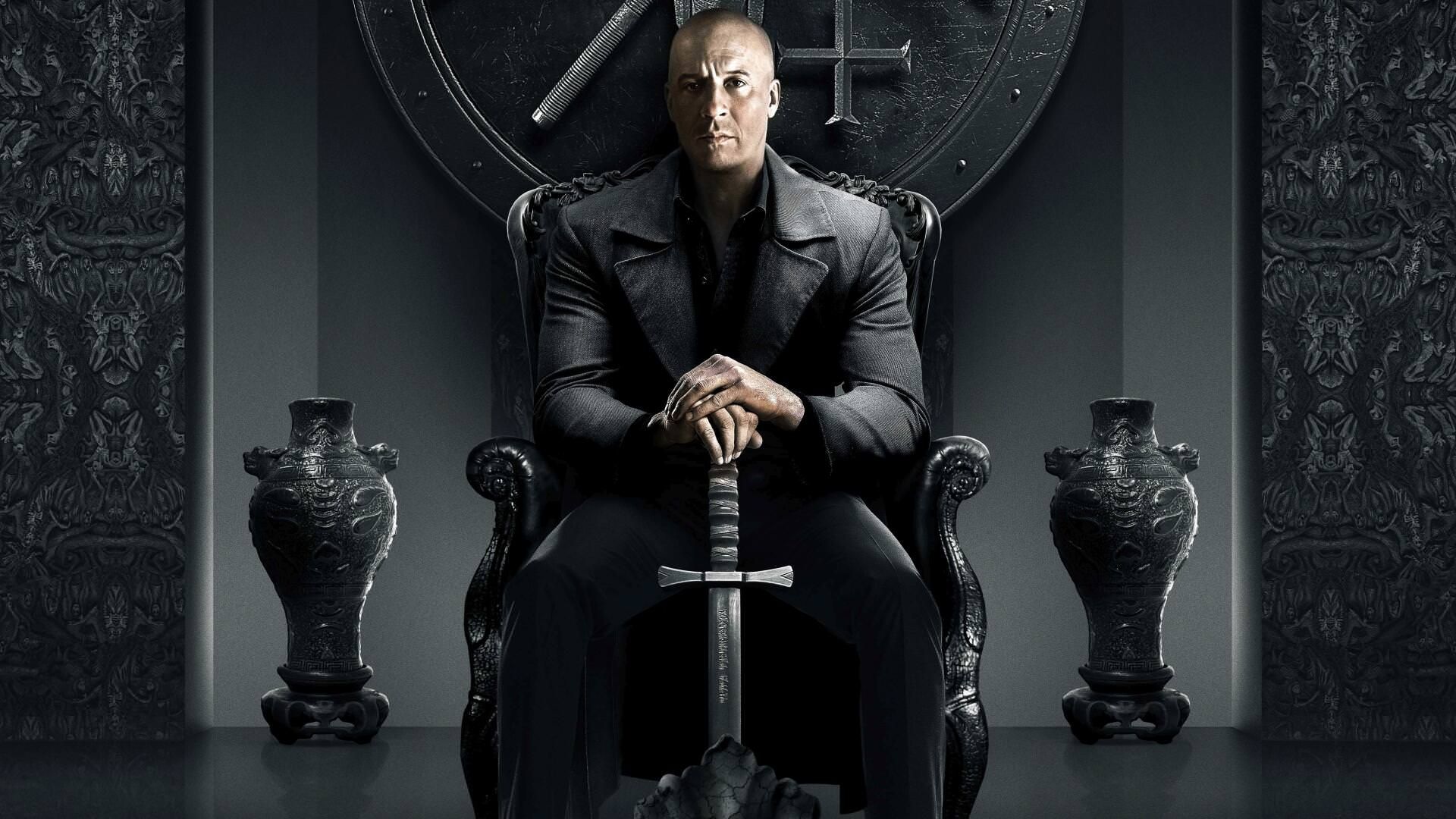 وین دیزل در پوستر فیلم The Last Witch Hunter
