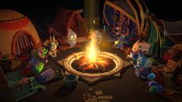 دورهمی شخصیت‌های بازی The Lonesome Guild دور میز گرد