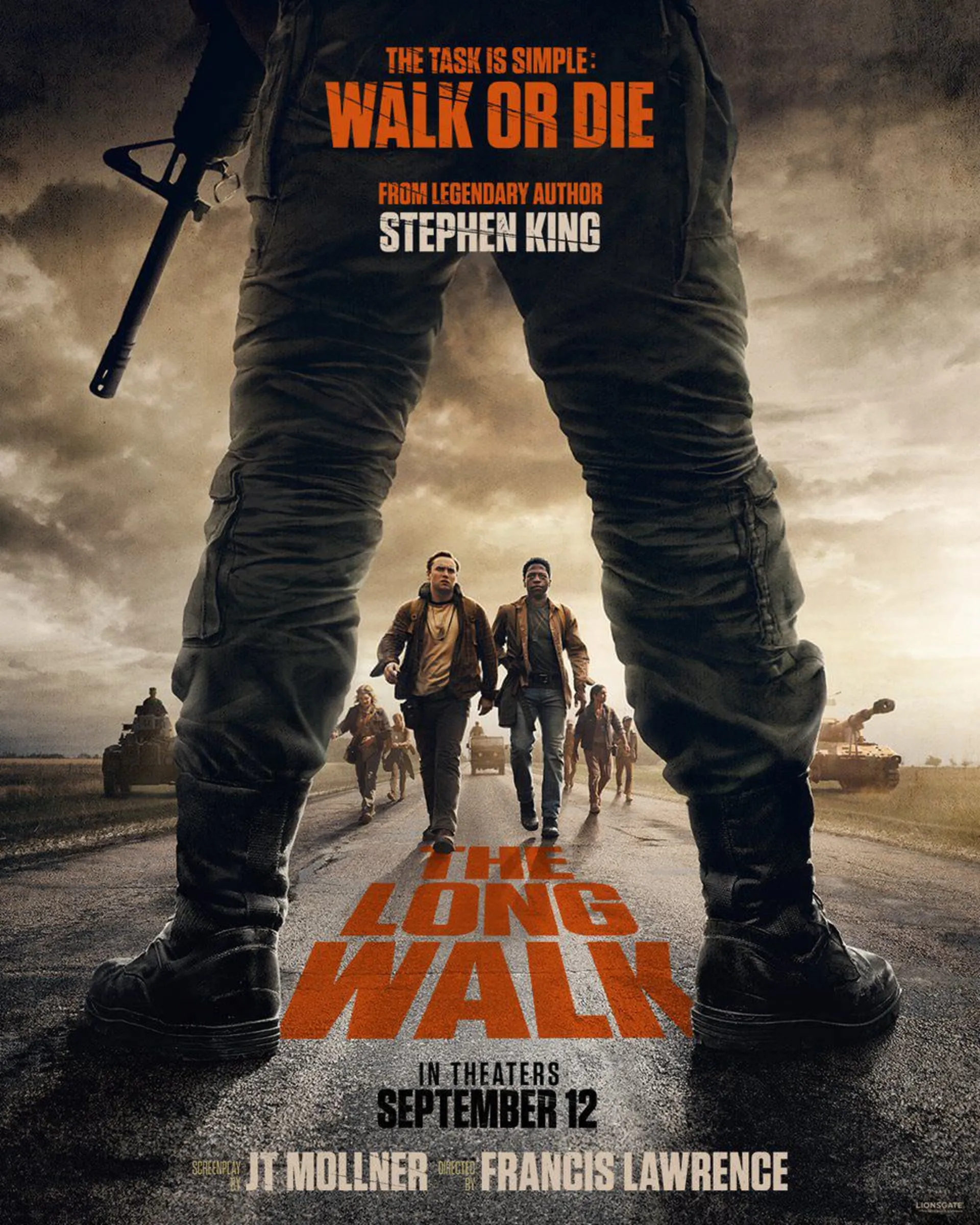 اولین پوستر فیلم The Long Walk 
