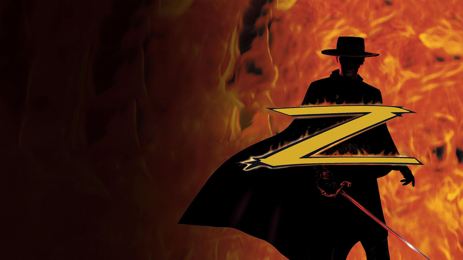 زورو در حال شمشیرکشی در کارتون The Mask of Zorro