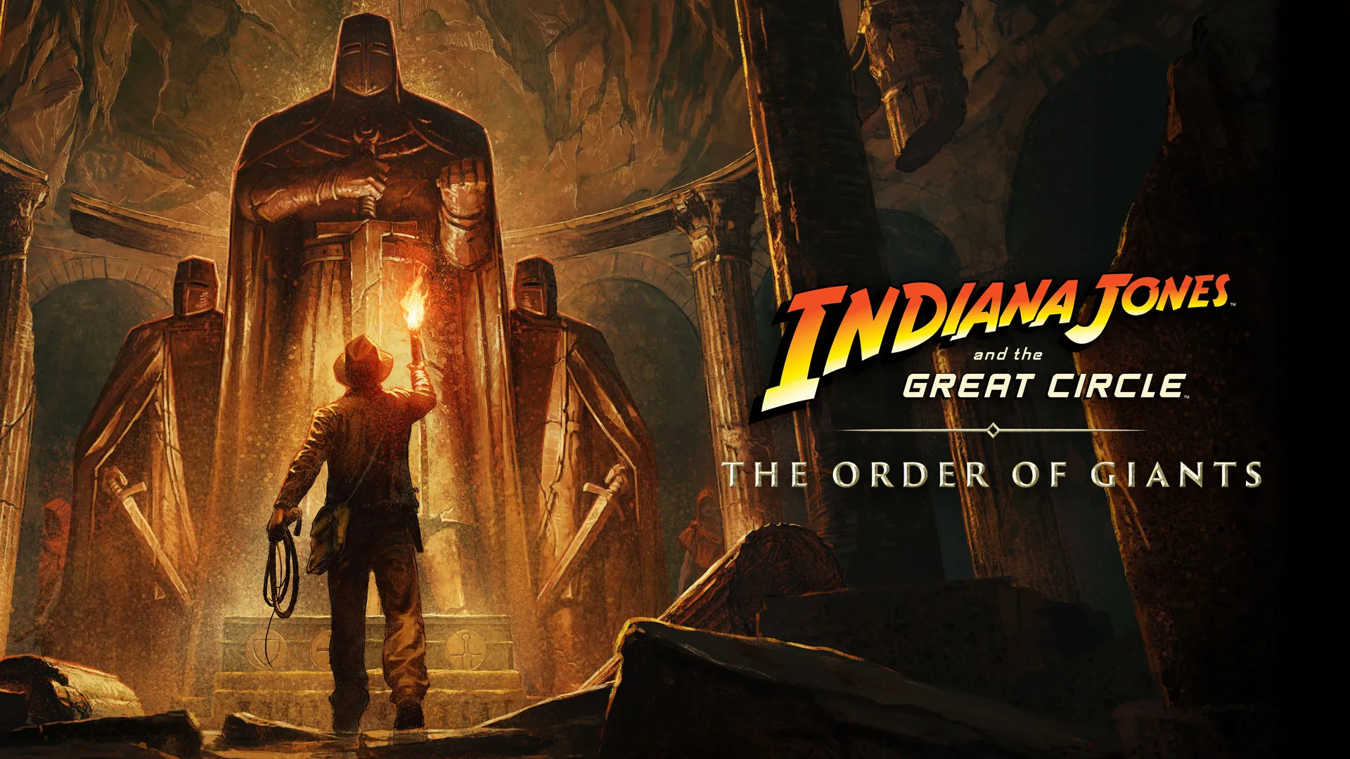 پوستر بسته الحاقی The Order of Giants بازی Indiana Jones and the Great Circle