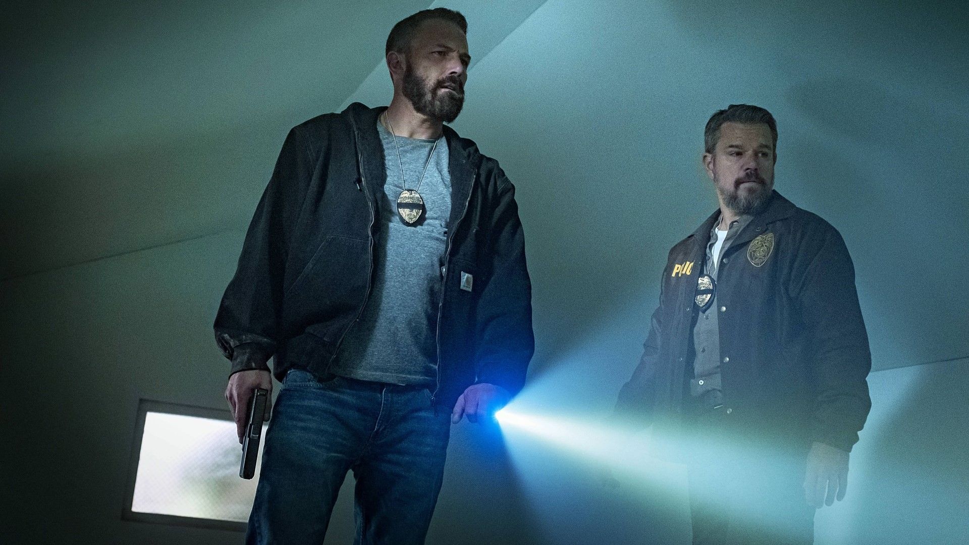 بن افلک و مت دیمون در فیلم The Rip