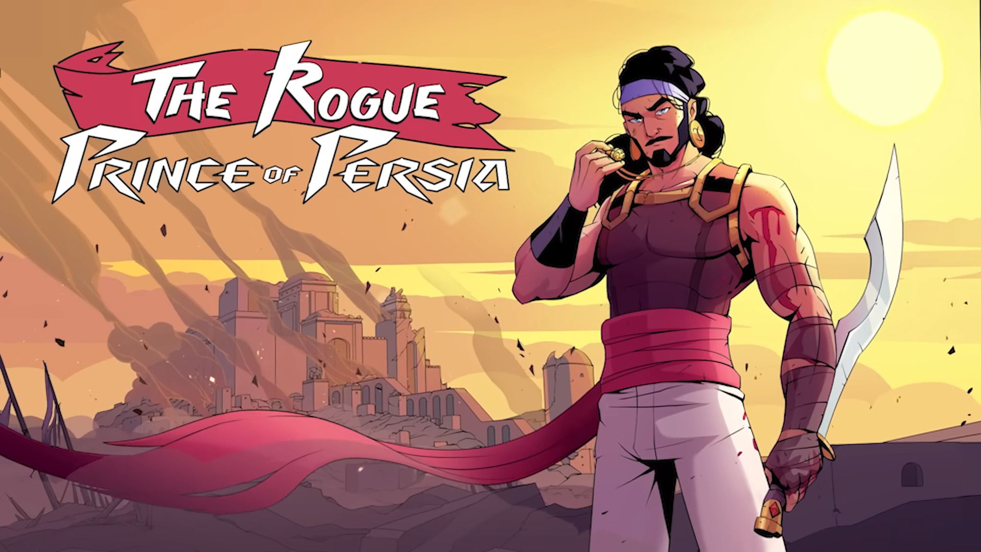 شاهزاده پارسی در پوستر بازی The Rogue Prince of Persia