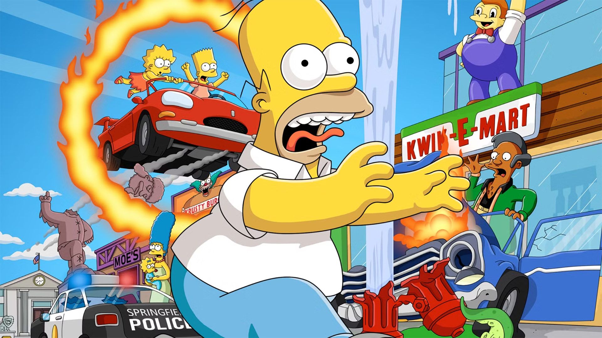 بازی The Simpsons: Hit & Run