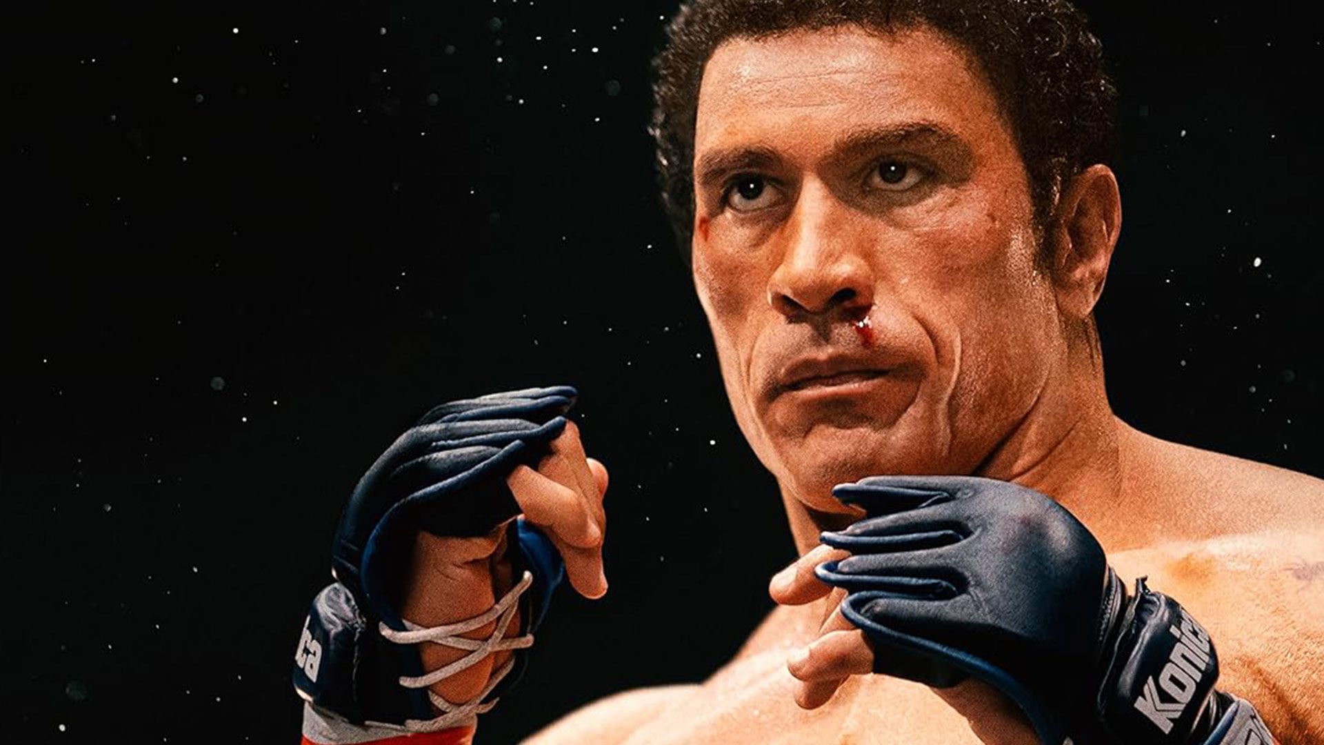 دواین جانسون در مسابقه در فیلم The Smashing Machine