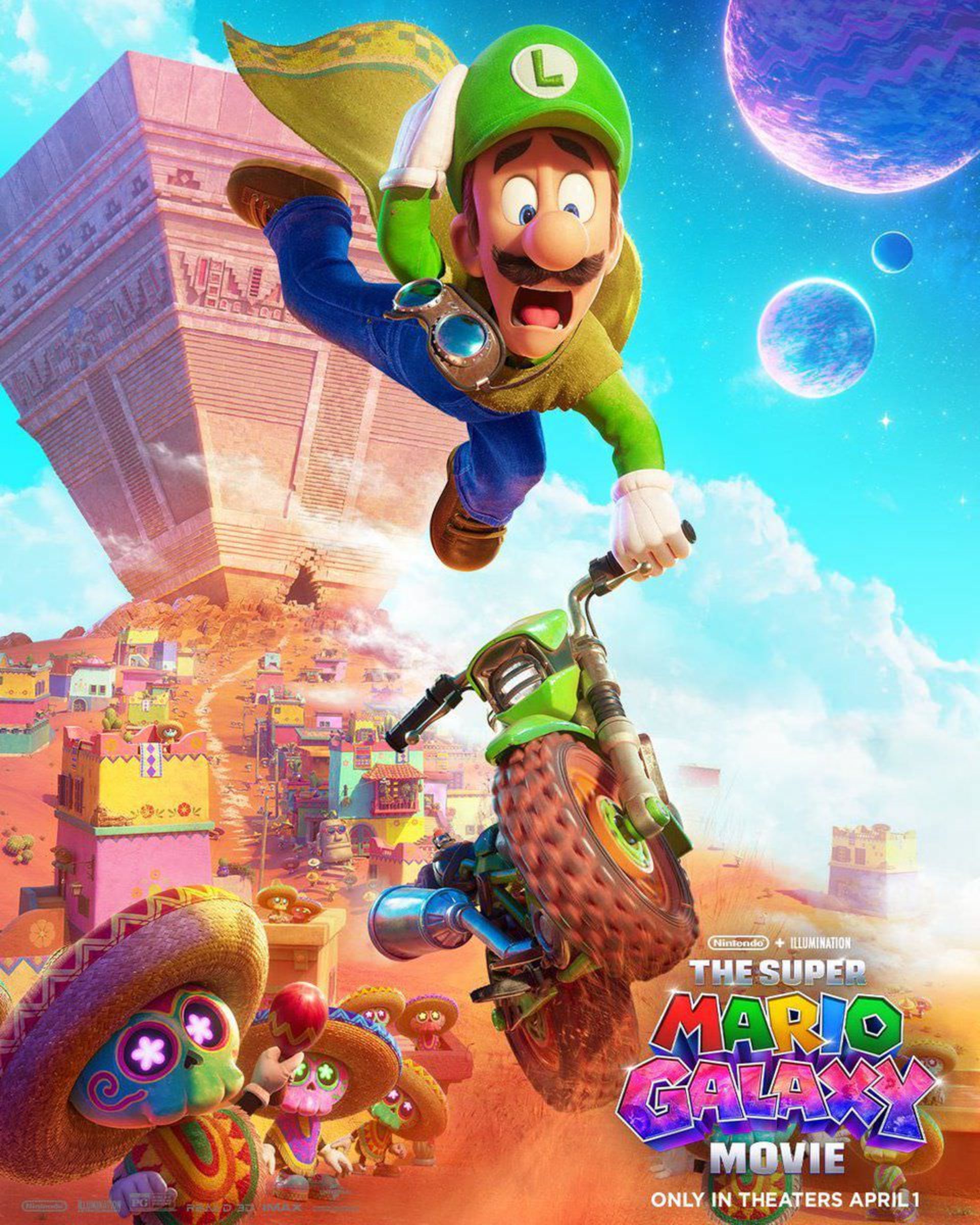 پوسترهای جدید انیمیشن The Super Mario Galaxy Movie با محوریت شخصیت‌های این قسم