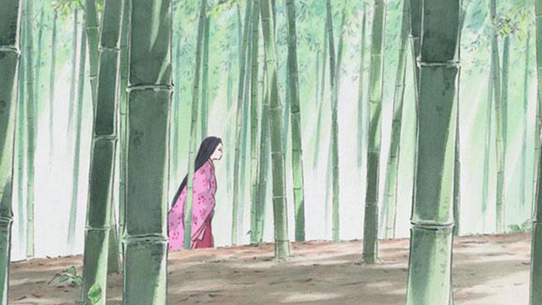 کارکتر در جنگل در انیمه The Tale of Princess Kaguya