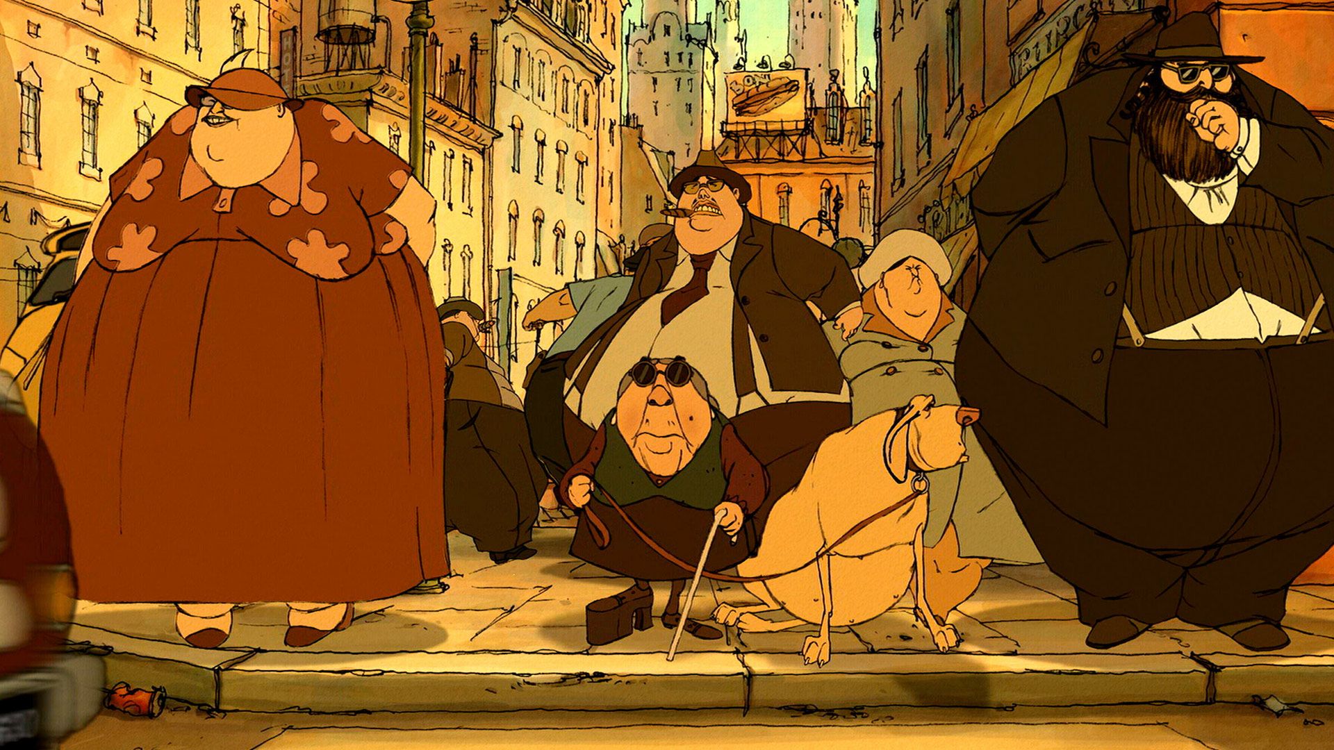 شخصیت‌های انیمیشن The Triplets of Belleville