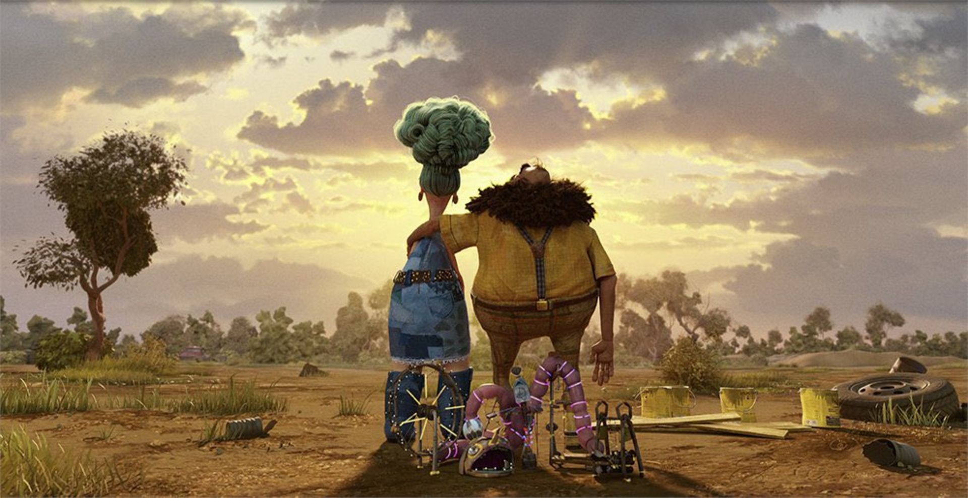 تماشا آسمان در انیمیشن The Twits