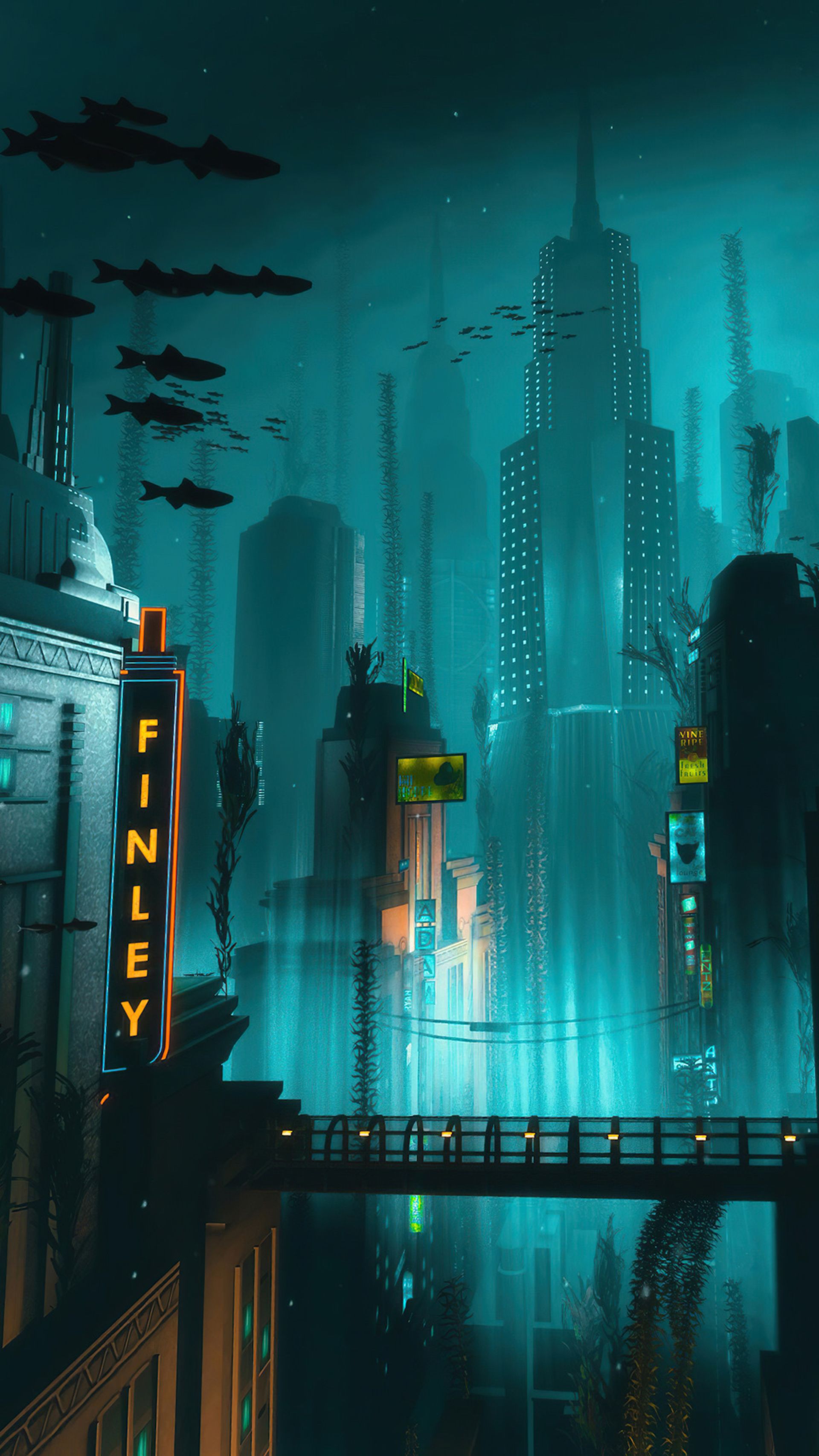 شهر (جهان) زیر آب در بازی BioShock Infinite