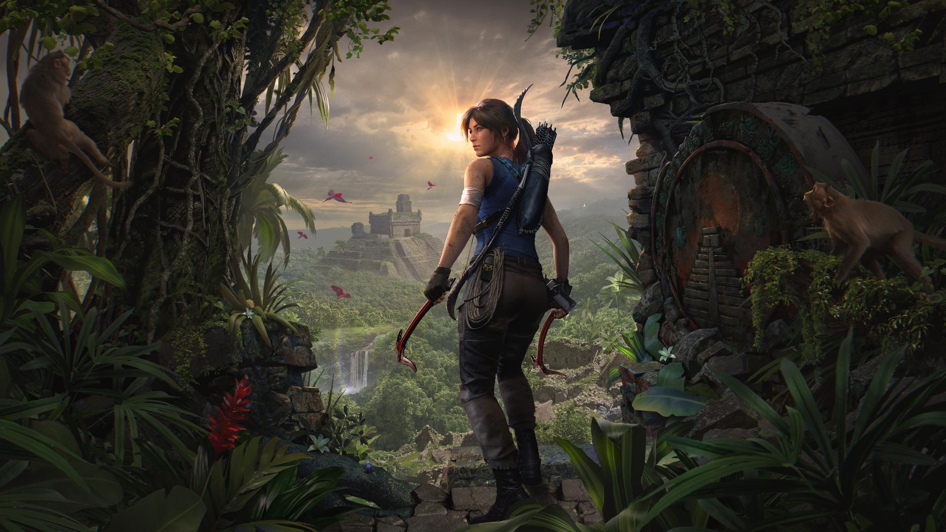 لارا کرافت (Lara Croft) در آستانه ورود به جهان وسیع و زیبای بازی Shadow of the Tomb Raider