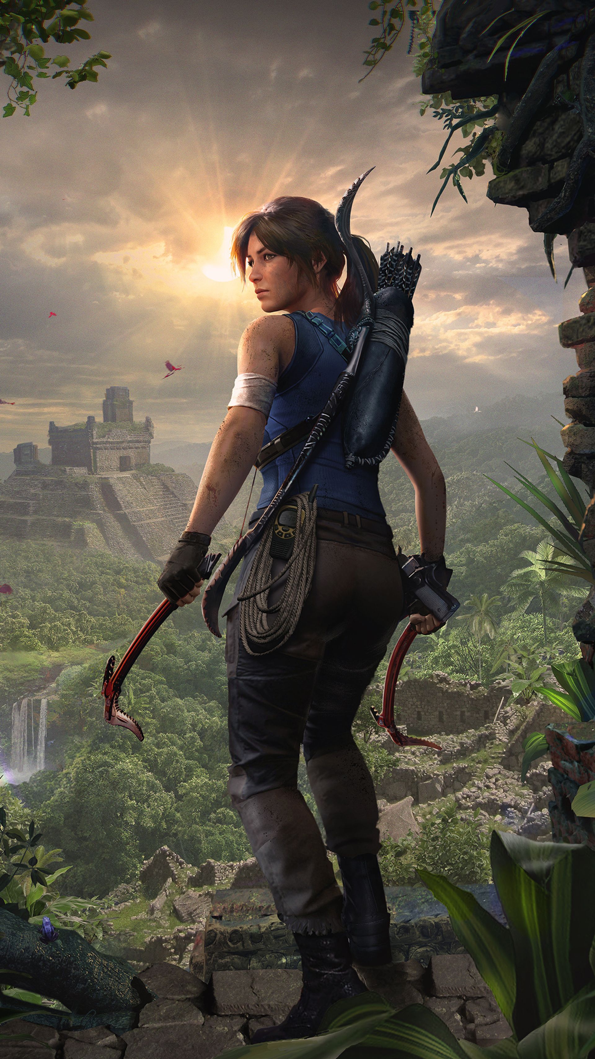لارا کرافت (Lara Croft) در آستانه ورود به جهان وسیع و زیبای بازی Shadow of the Tomb Raider
