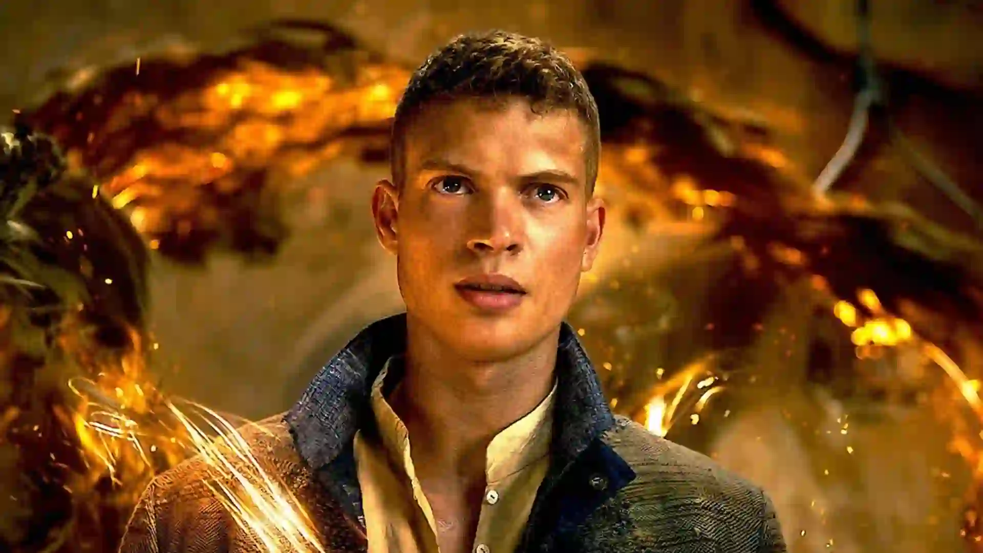 آلثور در حال احضار قدرت در سریال the wheel of time