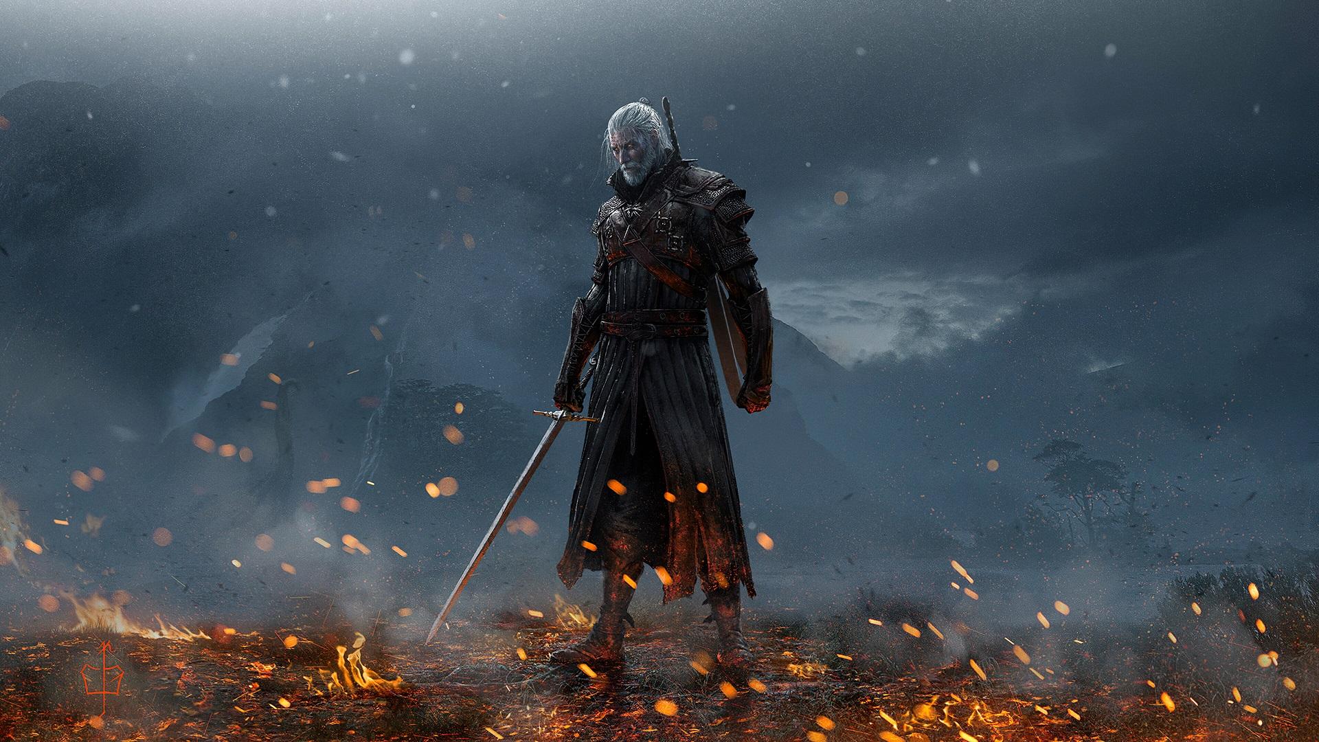 شخصیت گرالت در مجموعه The Witcher
