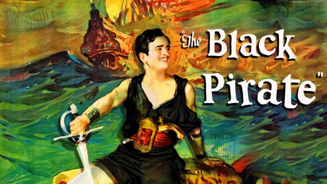 داگلاس فربنکس در نقش دزد دریایی سیاه‌پوش در فیلم The Black Pirate